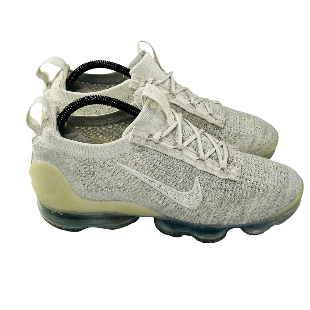 Nike Air VaporMax 2021 FK Shoes‎ Womens 10 Phantom Summit White Athletic Running